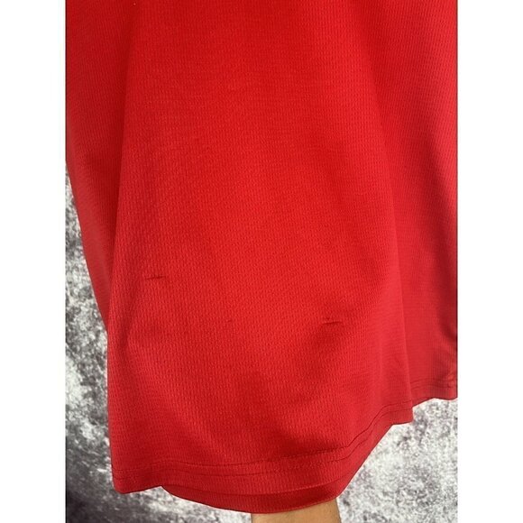 Lobos UNM University of New Mexico Red Training Shirt Top Tee Men's Medium - Picture 3 of 11